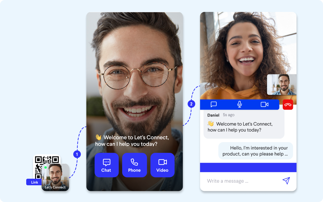 screenshot of Let's Connect